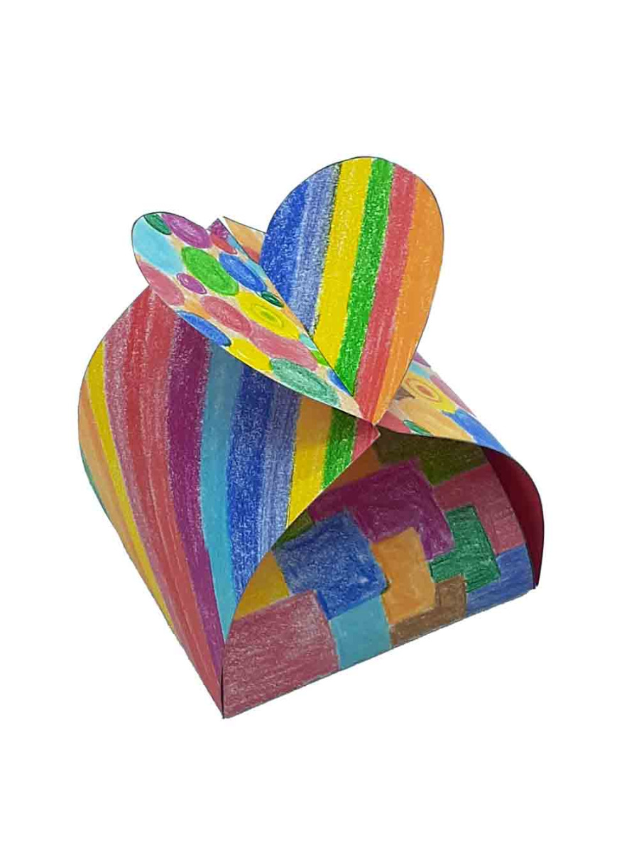 Bastelbogen: Herz-Box - 1781 Bastelbogen: Herz-Box - 1781