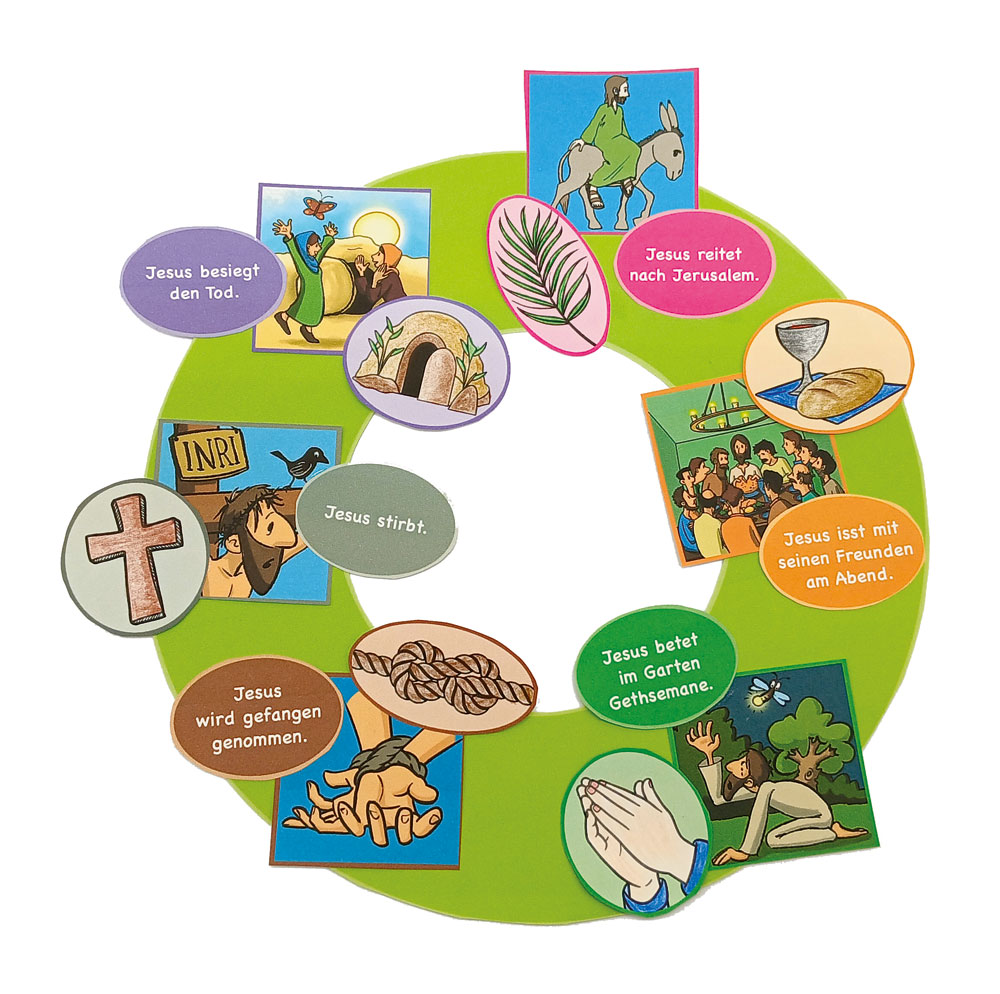 Passionskreis - Bastelbogen