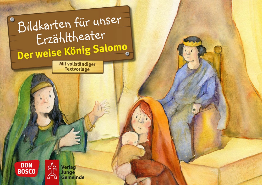 Kamishibai Bildkartenset: Der weise König Salomo - 9017
