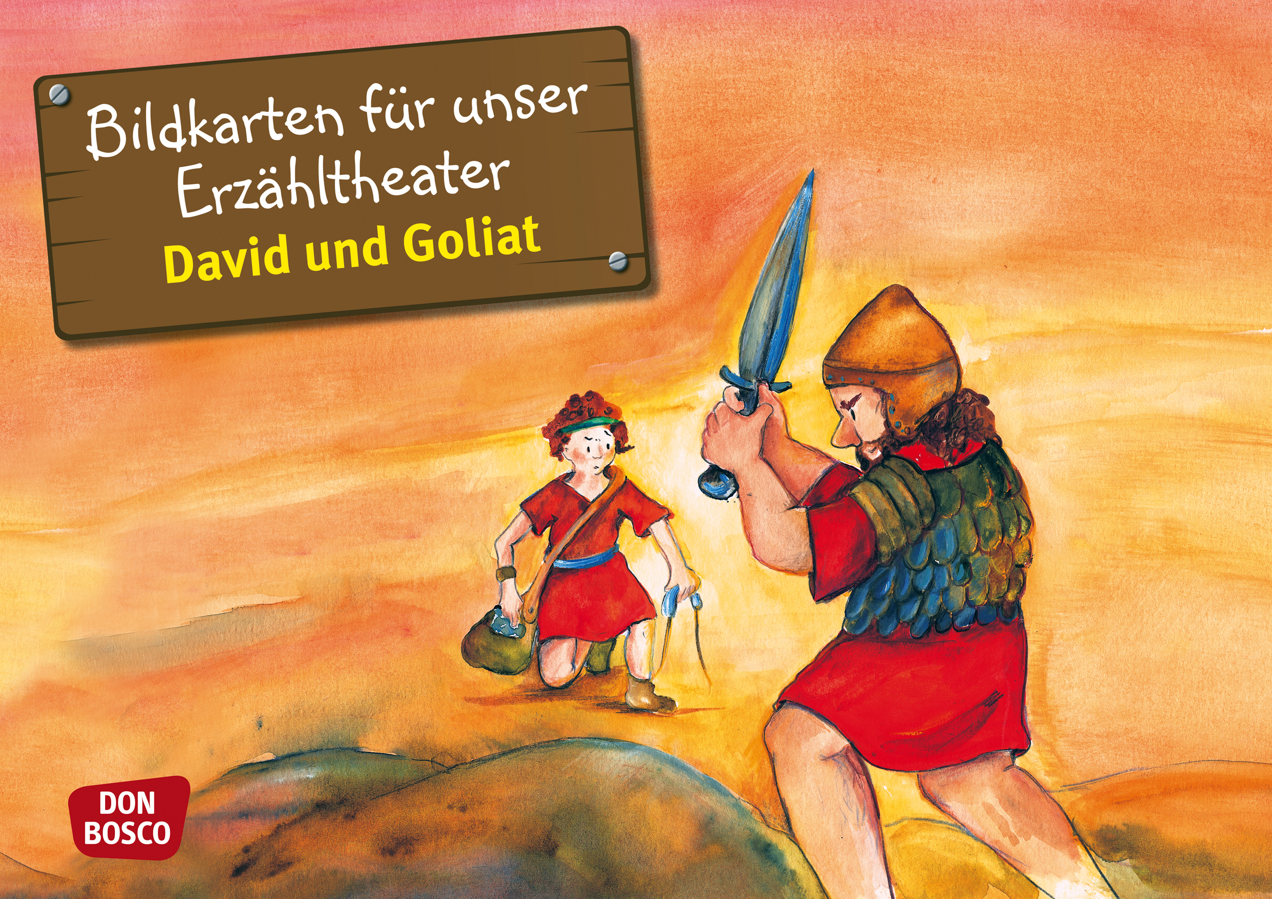 Kamishibai Bildkartenset: David und Goliat - 3266