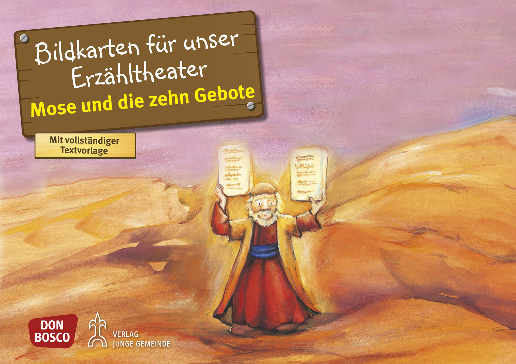 Kamishibai Bildkartenset: Mose und die zehn Gebote - 3431