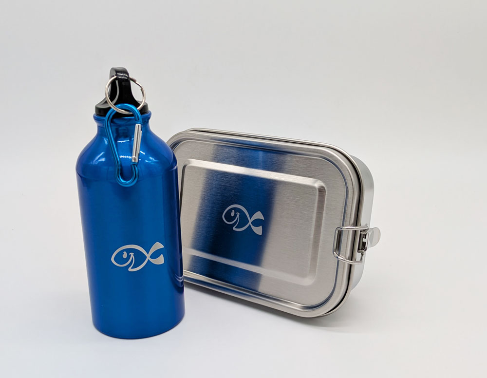 Speis und Trank - Set Vesperbox und Trinkflasche