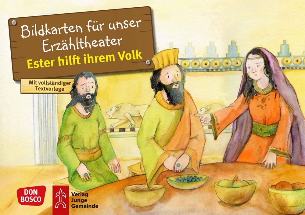 Kamishibai Bildkartenset: Ester hilft ihrem Volk - 9018