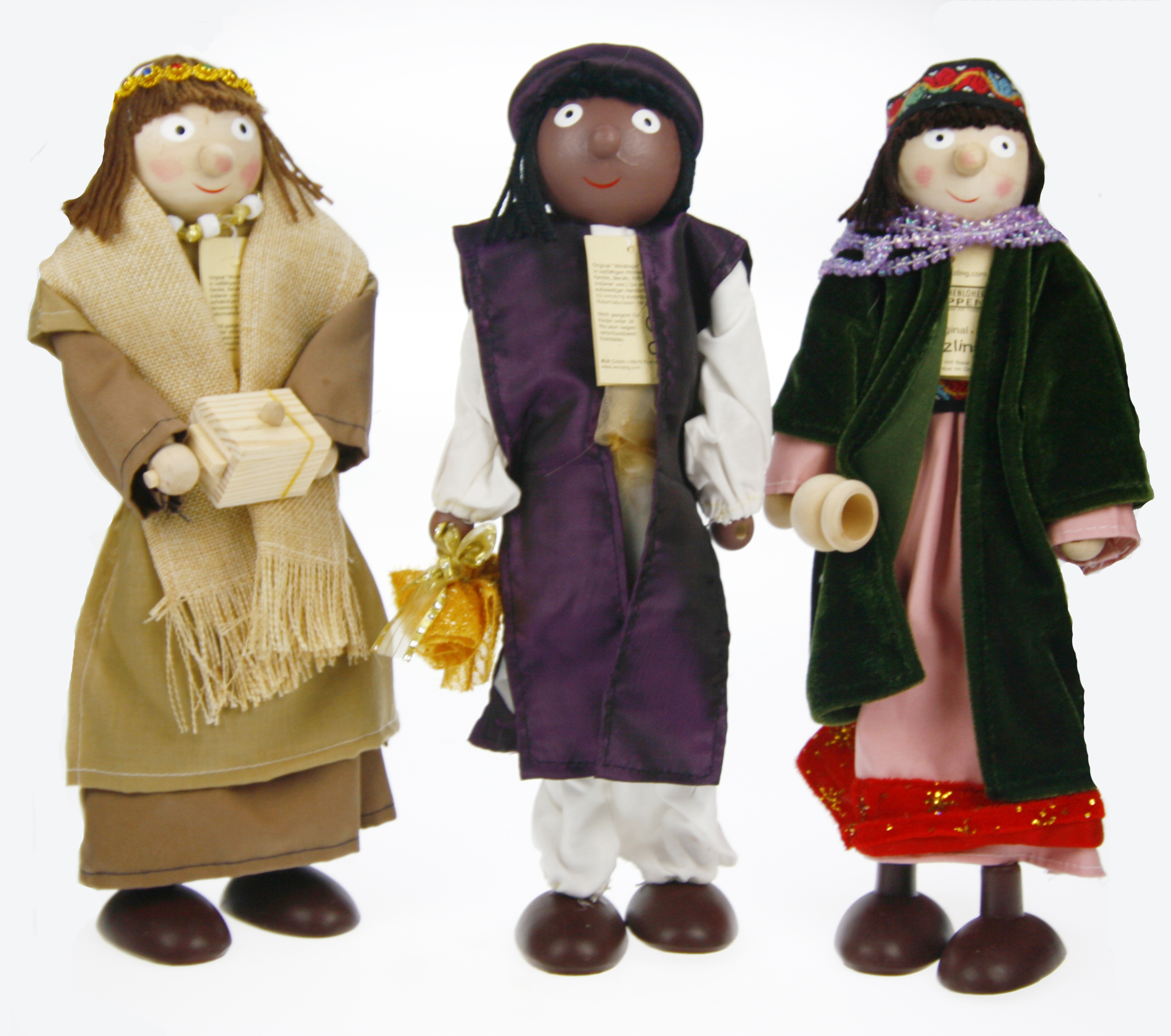 Biegepuppen-Set "Heilige Drei Könige" XXL - S1279