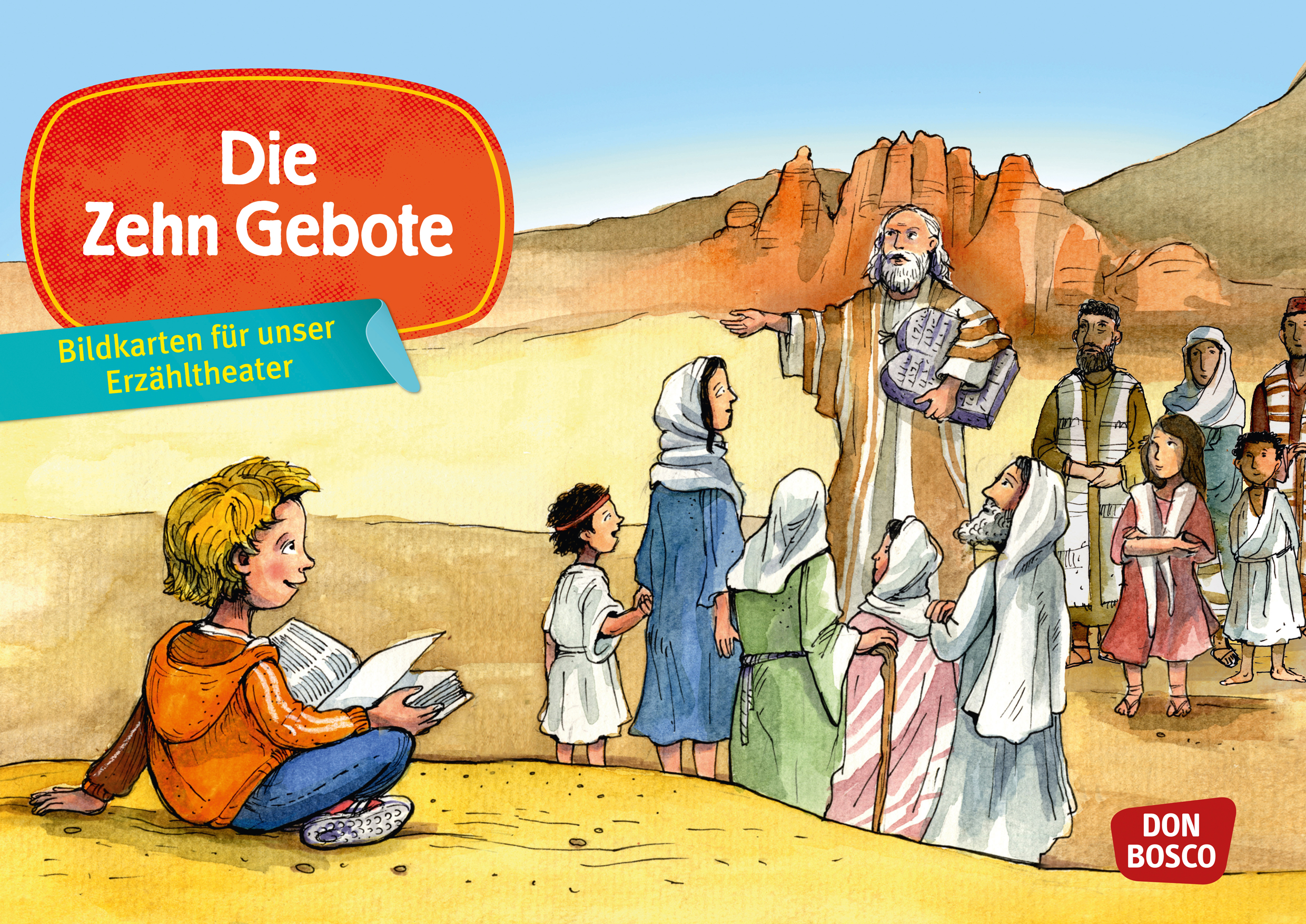 Kamishibai Bildkartenset: Die Zehn Gebote - 3339