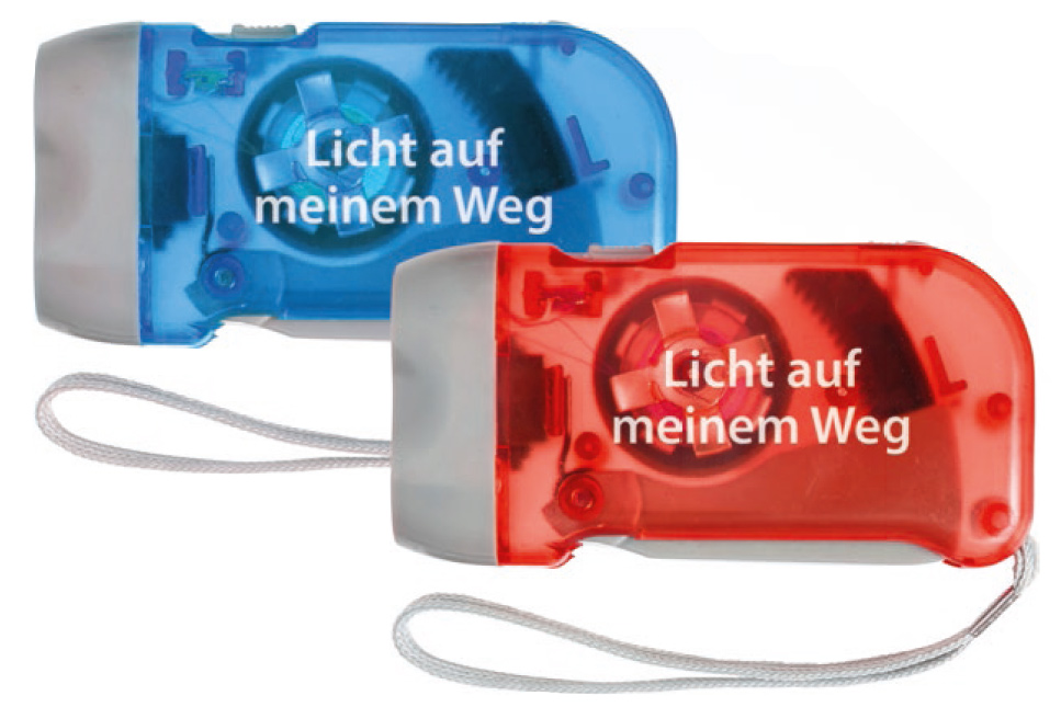 Dynamo-Taschenlampe 