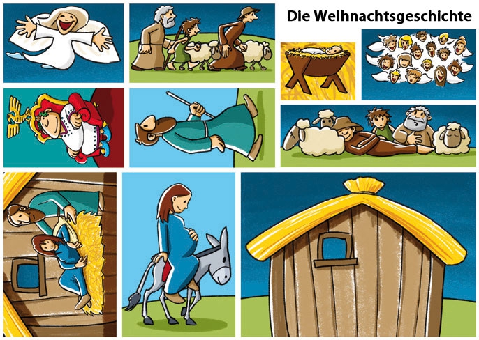 Figurenset - Die Weihnachtsgeschichte - 1626