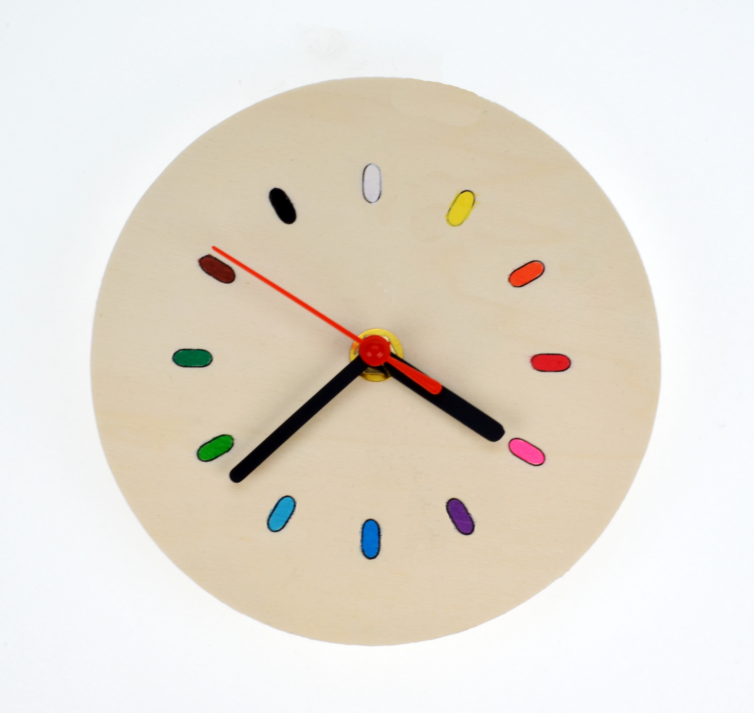 Wanduhr mit Holzrahmen - 293