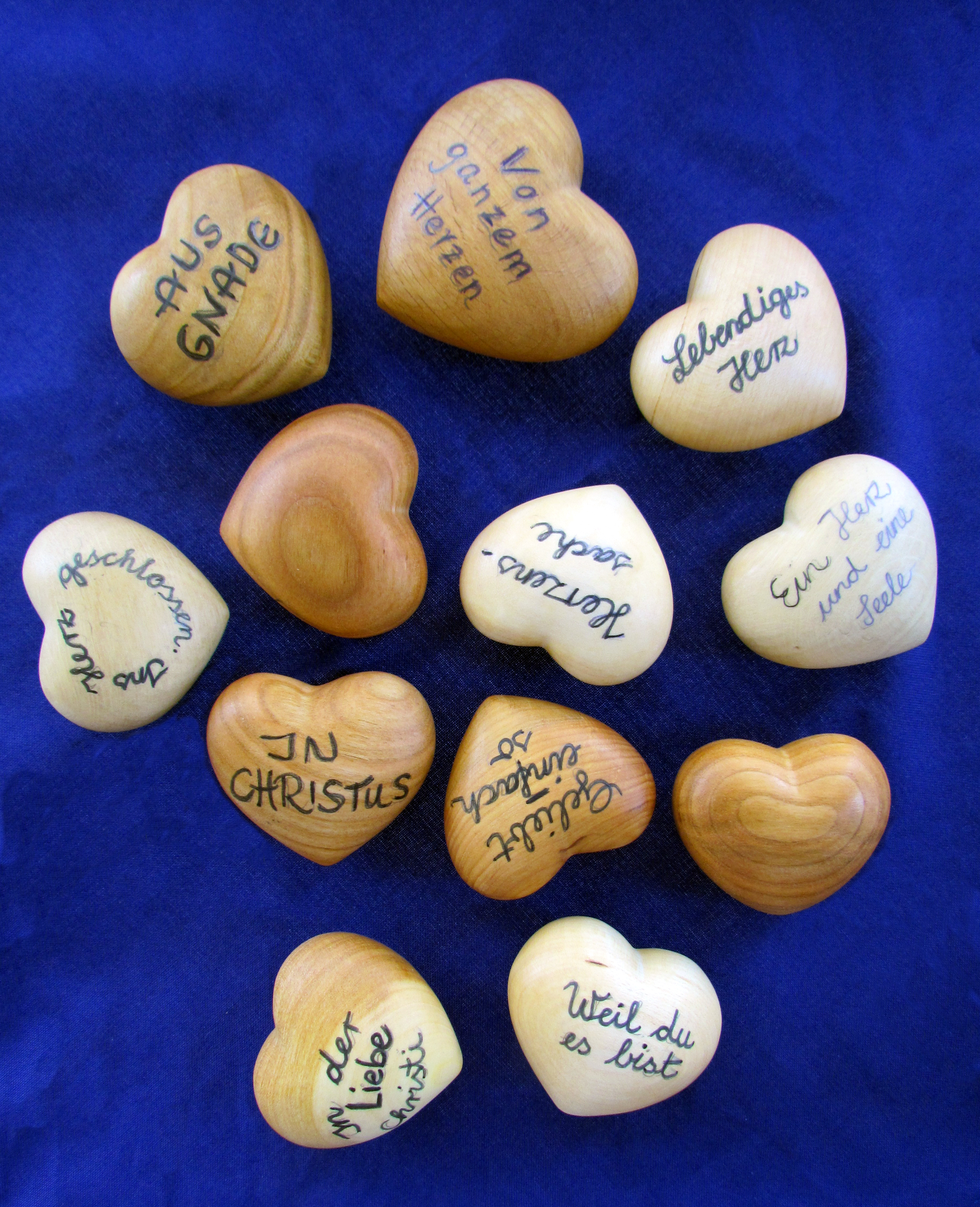 Handschmeichler Holzherz groß - i5088