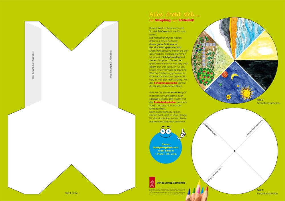 Bastelbogen: Alles dreht sich um... Schöpfung und Erntedank - 1638 Bastelbogen: Alles dreht sich um... Schöpfung und Erntedank - 1638