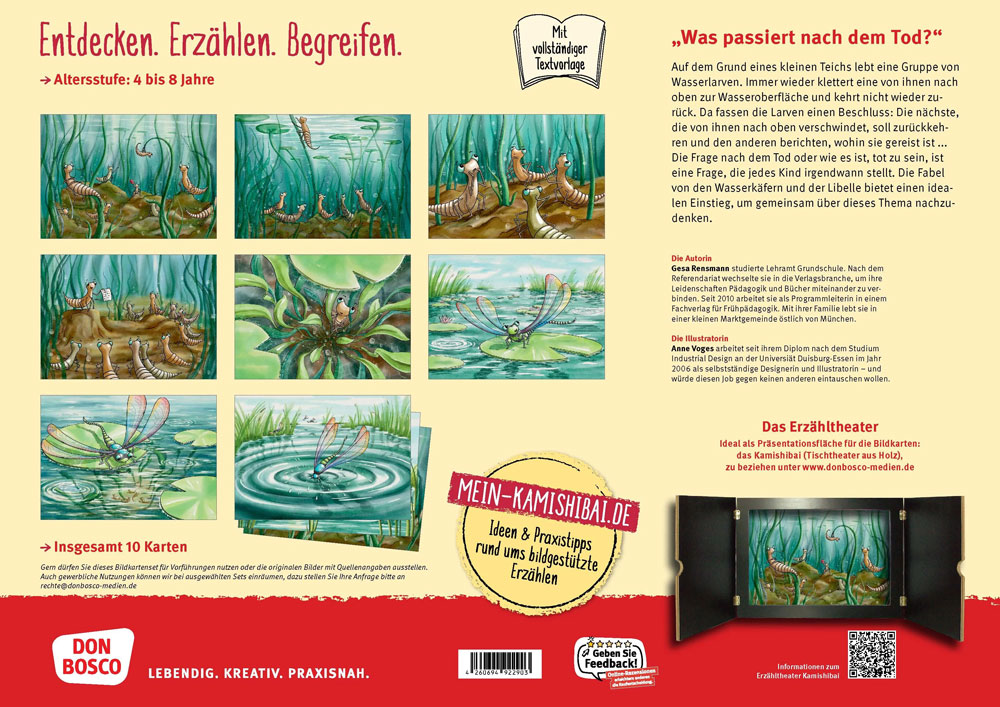 Kamishibai Bildkartenset: Von Larven und Libellen. - 9042