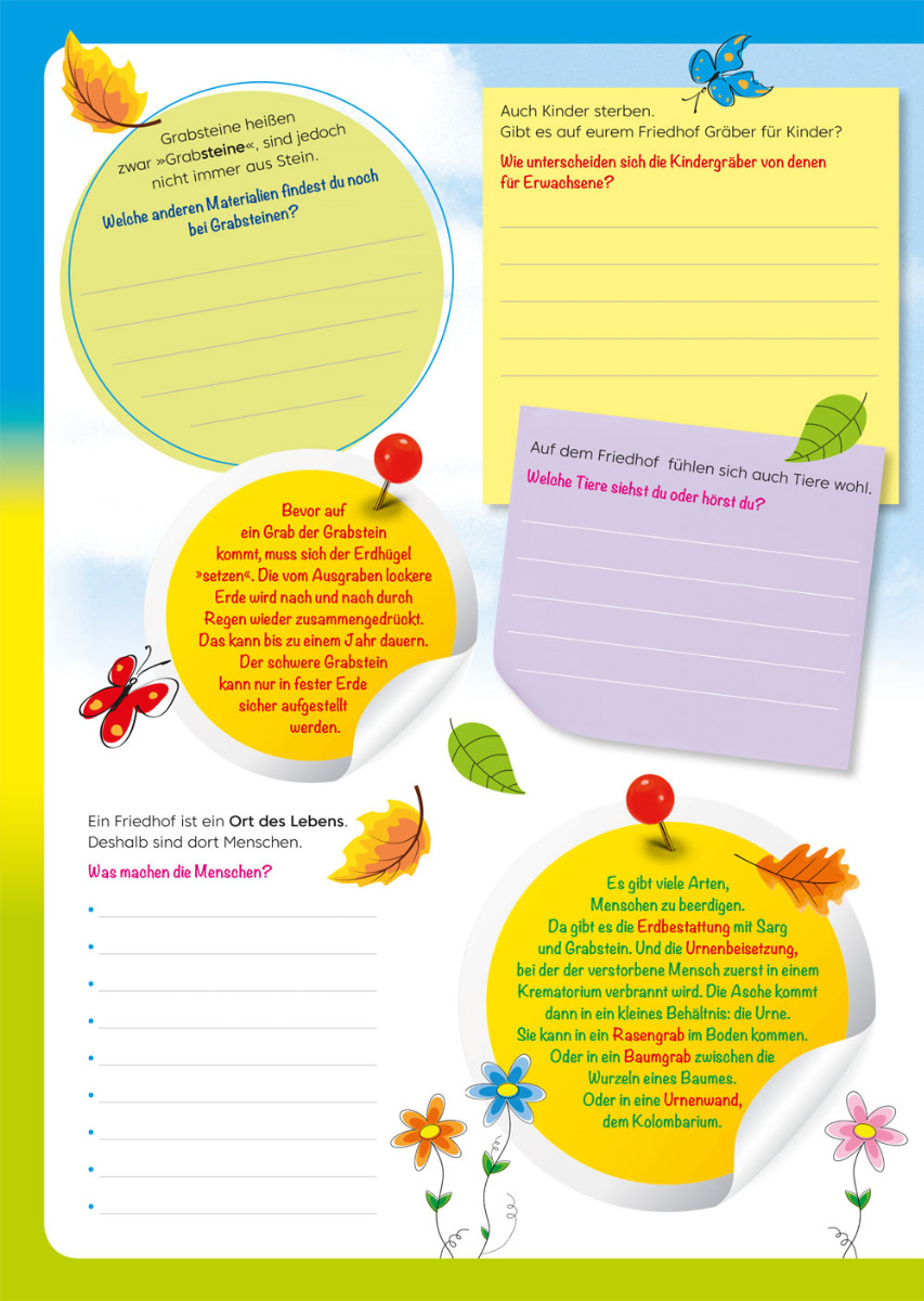 Bastelbogen: Der Friedhof: Ein Ort voller Leben - 1778 Bastelbogen: Der Friedhof: Ein Ort voller Leben - 1778