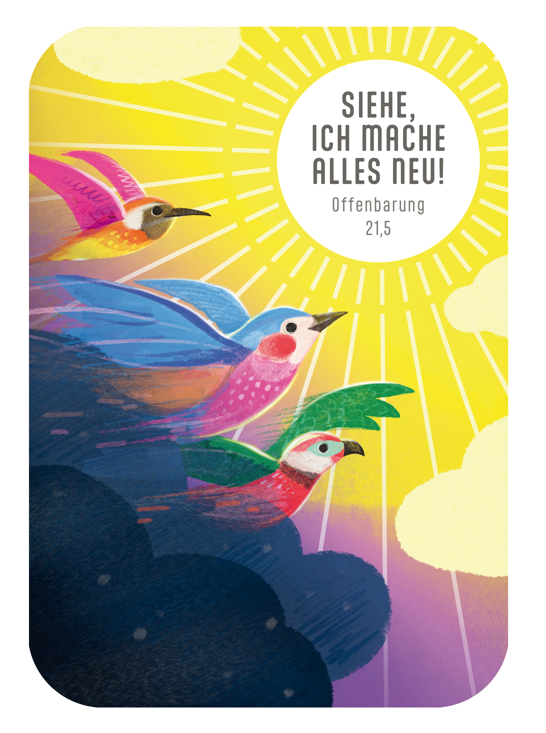 Kärtchen im Scheckkarten-Format – zur Jahreslosung 2026