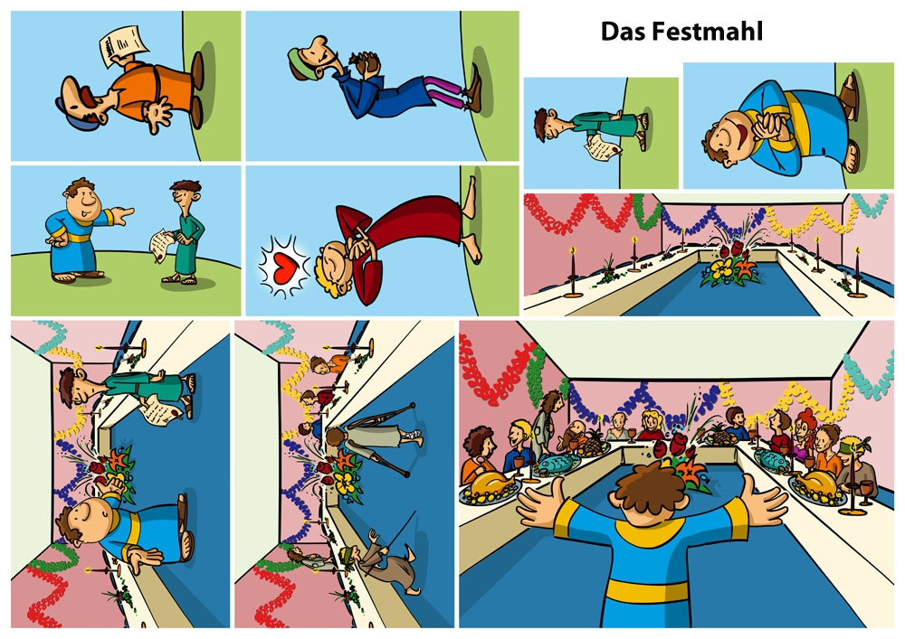 Figurenset - Das Festmahl - 1722