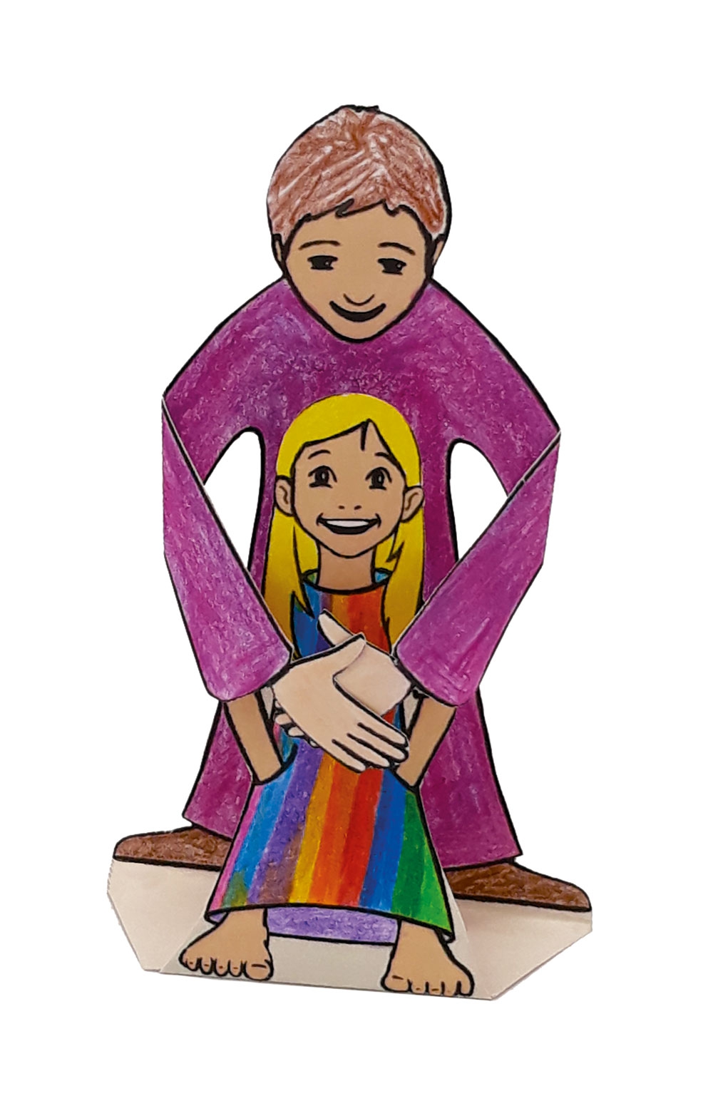 Bastelbogen: Jesus - Freund der Kinder - 1729 Bastelbogen: Jesus - Freund der Kinder - 1729