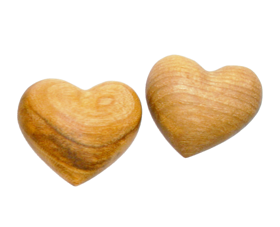 Handschmeichler Holzherz - klein - i5113