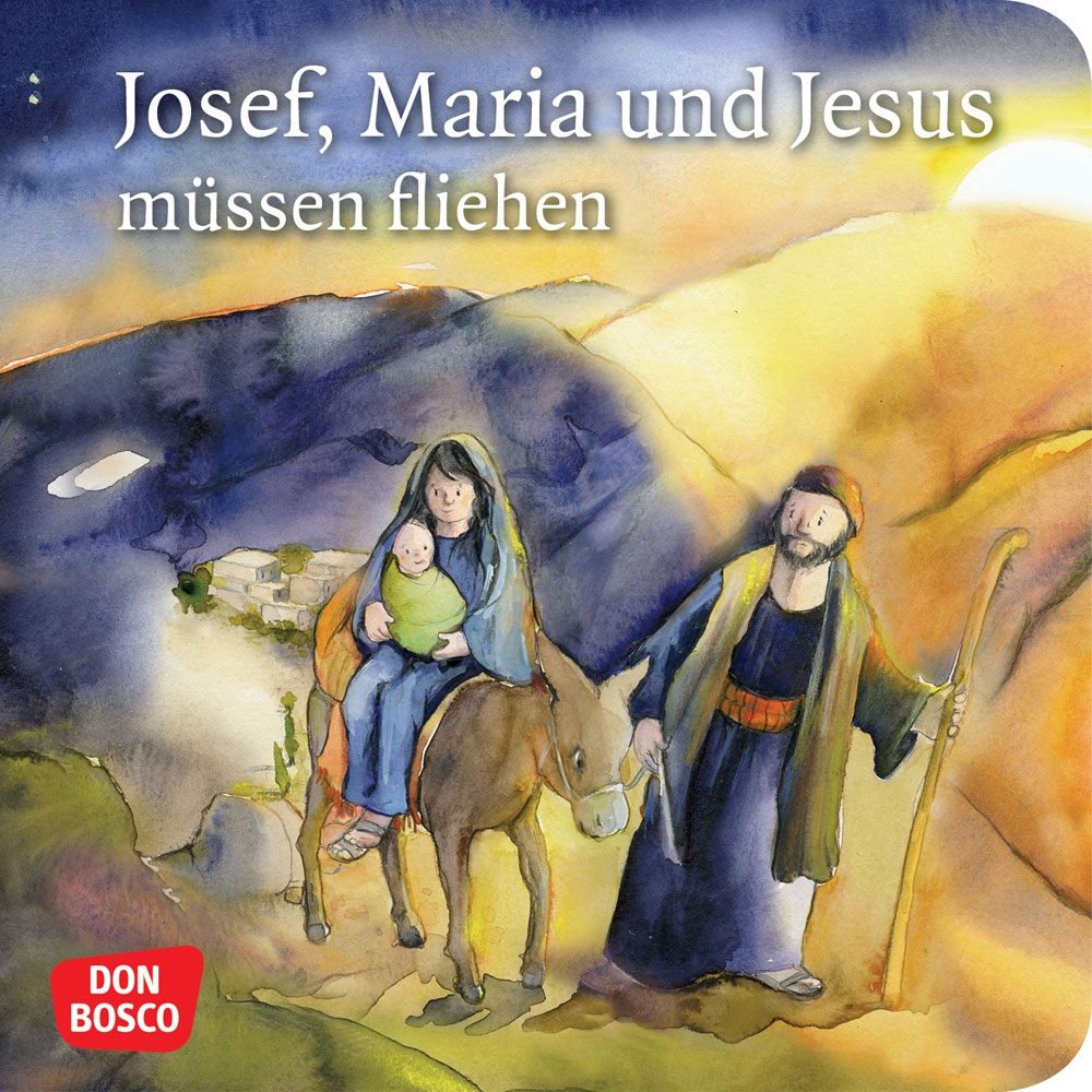 Minibüchlein: Josef, Maria und Jesus müssen fliehen - 3726