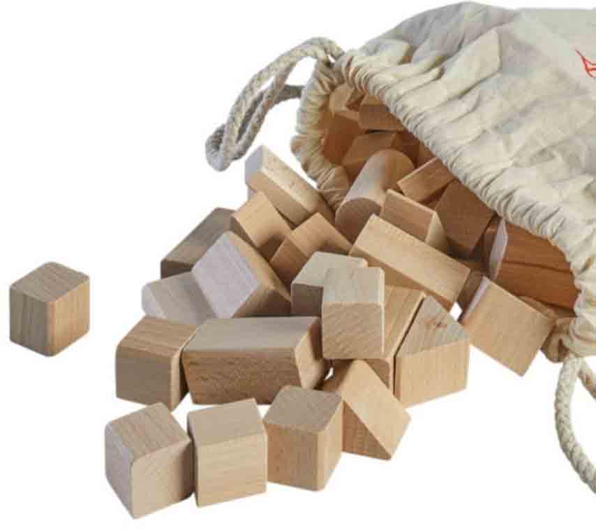 Holzbausteine Buche natur - 1784