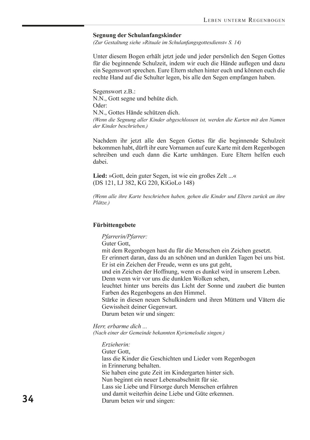 Gott trägt uns wie in einem Tuch