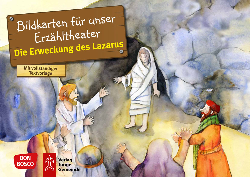 Kamishibai Bildkartenset: Die Erweckung des Lazarus - 3593