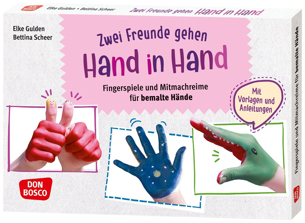 Zwei Freunde gehen Hand in Hand - 3775