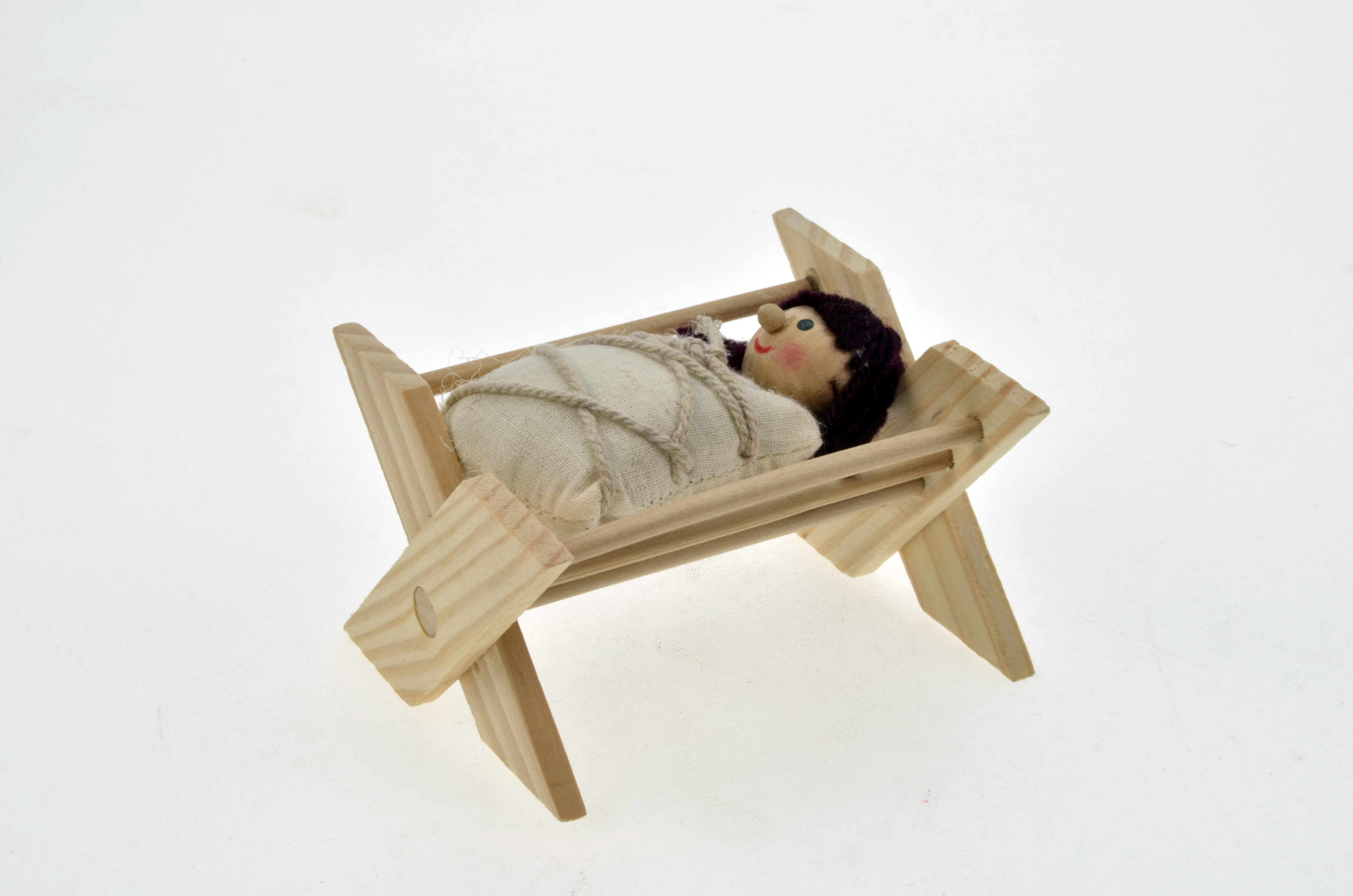 Biegepuppen - Krippe mit Jesuskind - 1477