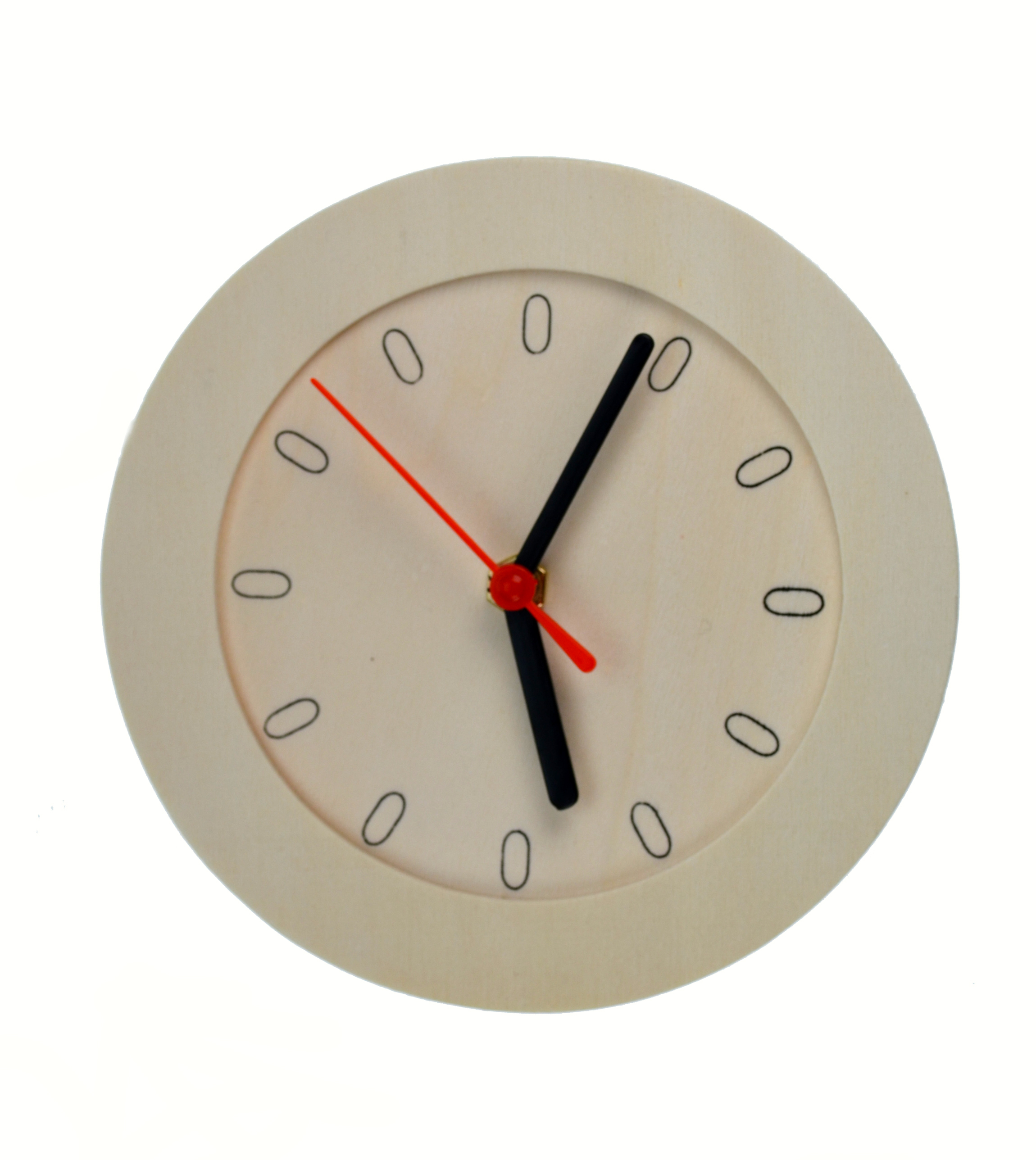 Wanduhr mit Holzrahmen - 293