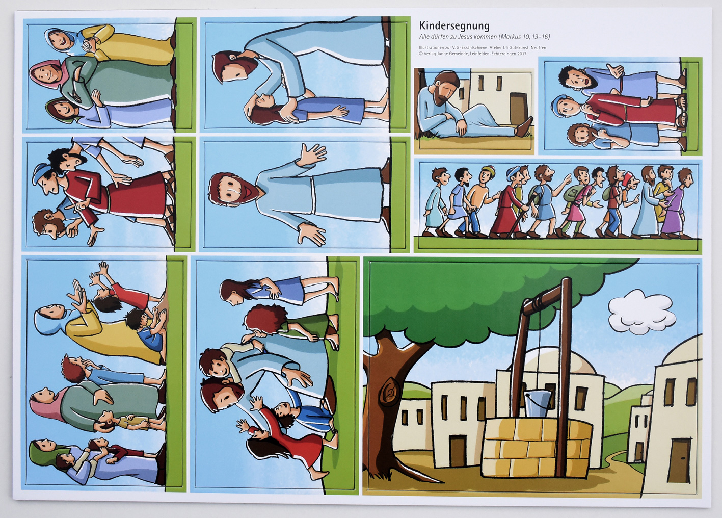 Figurenset – Jesus segnet die Kinder - 1628