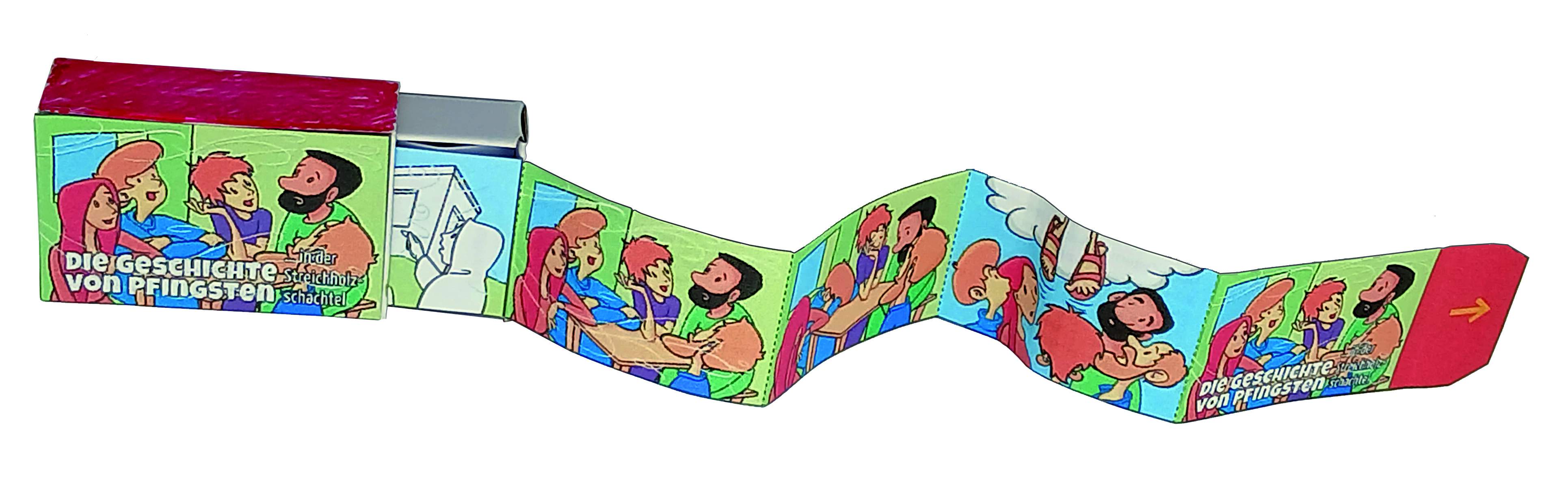 Die Geschichte von Pfingsten – Bastelbogen