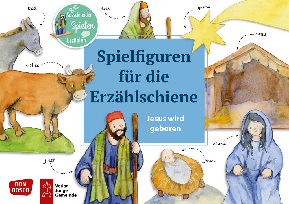 Figurenset - Jesus wird geboren. - 3666