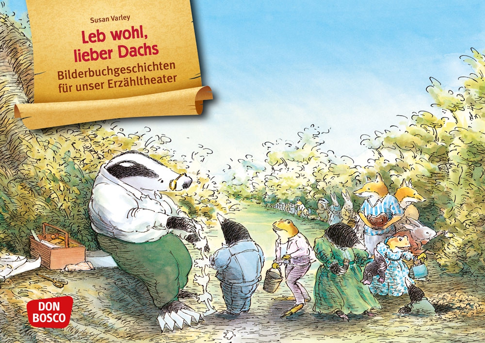 Kamishibai Bildkartenset: Leb wohl, lieber Dachs. - 3680