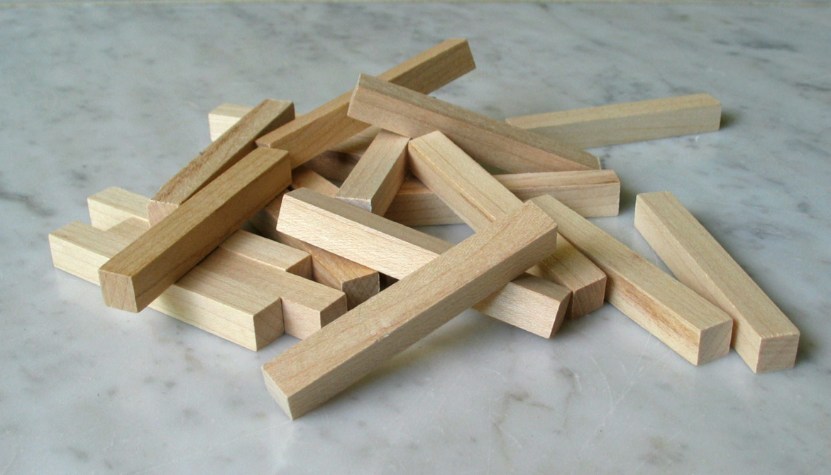 Holzstäbe Set - 100 mm - 474