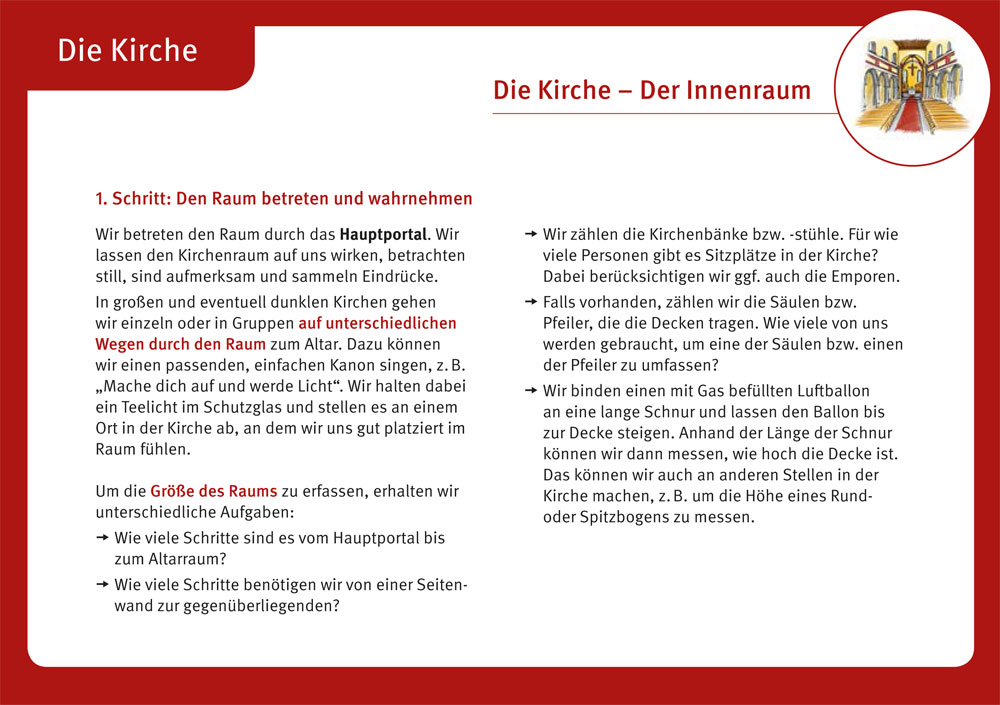 Kinder entdecken den Kirchenraum - 9021