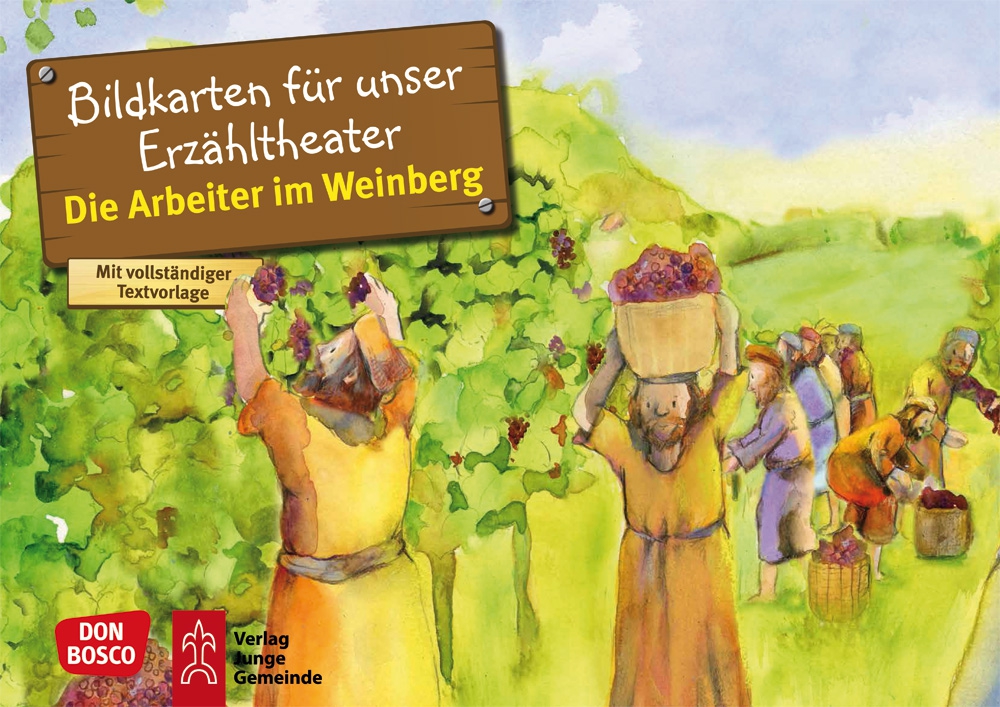 Kamishibai Bildkartenset: Die Arbeiter im Weinberg - 3645