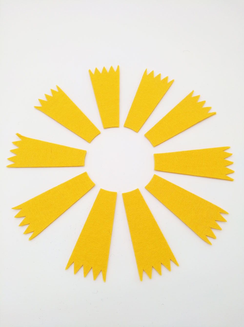 Filz-Sonnenstrahlen - 1753